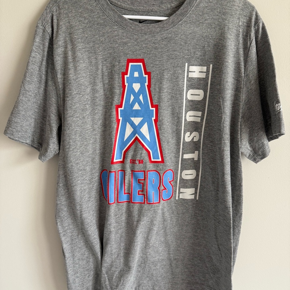 Nike T-Shirt Houston Oilers Graphic Tennessee Titans Large